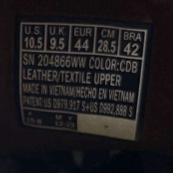 Skechers Slip-ins Parson Oswin Leather Shoes Brown Mens Size 10.5 WW Extra Wide main image 5